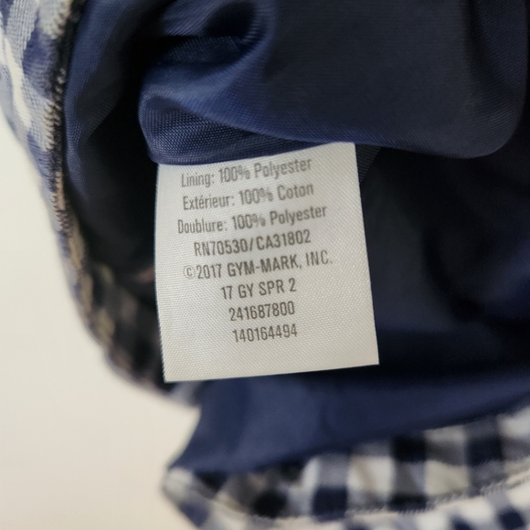 GYMBOREE Kids Girls Light Jacket Hoodie Zip Up Plaids Spring Size 7-8 - Picture 6 of 12